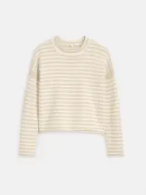 Mariner Striped Rollneck Sweater in Cotton
