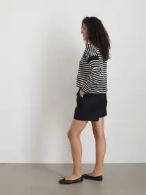 Soho Short In Cotton Linen(Black,2)