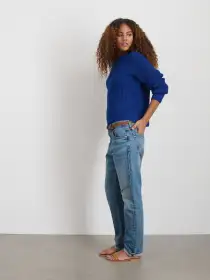 Amalie Pullover Sweater(Imperial Blue,XS)