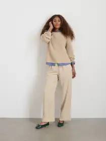 Amalie Pullover Sweater(Sand,XS)