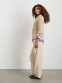 Amalie Pullover Sweater(Sand,XS)