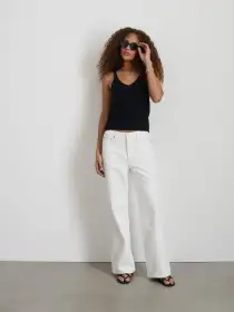 Alek Wide Leg Jean(Sea Salt,24)