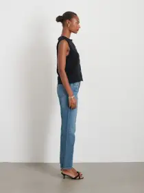 Bridget Vest in Cotton(Black,XS)