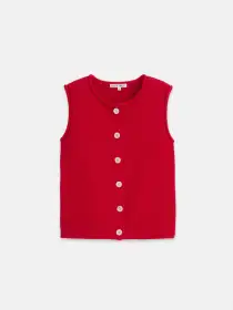Bridget Vest in Cotton