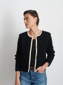 Paris Sweater Jacket(Black,XS)