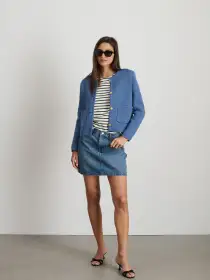 Paris Sweater Jacket(Harbour Blue,XXS)