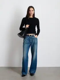 Ava Sweater Tee(Black,XS)