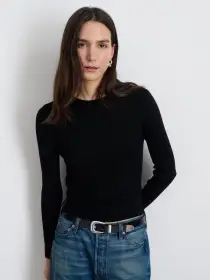 Ava Sweater Tee(Black,XS)