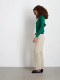 Neil Pant in Herringbone(Putty,00)