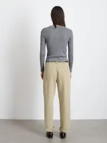 Ava Sweater Tee(Heather Grey,XS)