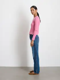 Ava Sweater Tee(Pink,XS)