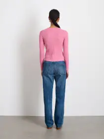 Ava Sweater Tee(Pink,XS)