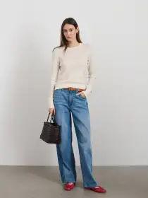 Ava Sweater Tee(Ivory,XS)