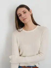 Ava Sweater Tee(Ivory,XS)