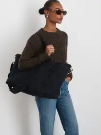 The Perfect Travel Tote(Black,O/S)