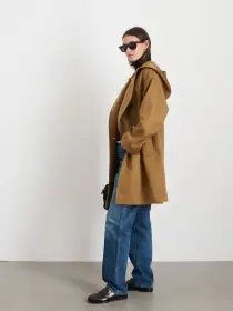 Double Breasted Coat In Cashmere(Vicuna,2)
