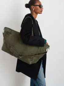 The Perfect Travel Tote(Military Olive,O/S)