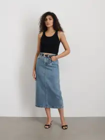 Ruby Denim Skirt(Akita Wash,24)
