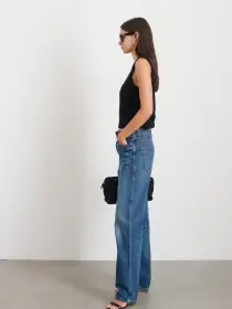 Lucie Vest in Cashmere(Black,XS)