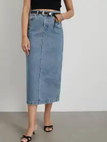 Ruby Denim Skirt(Akita Wash,24)