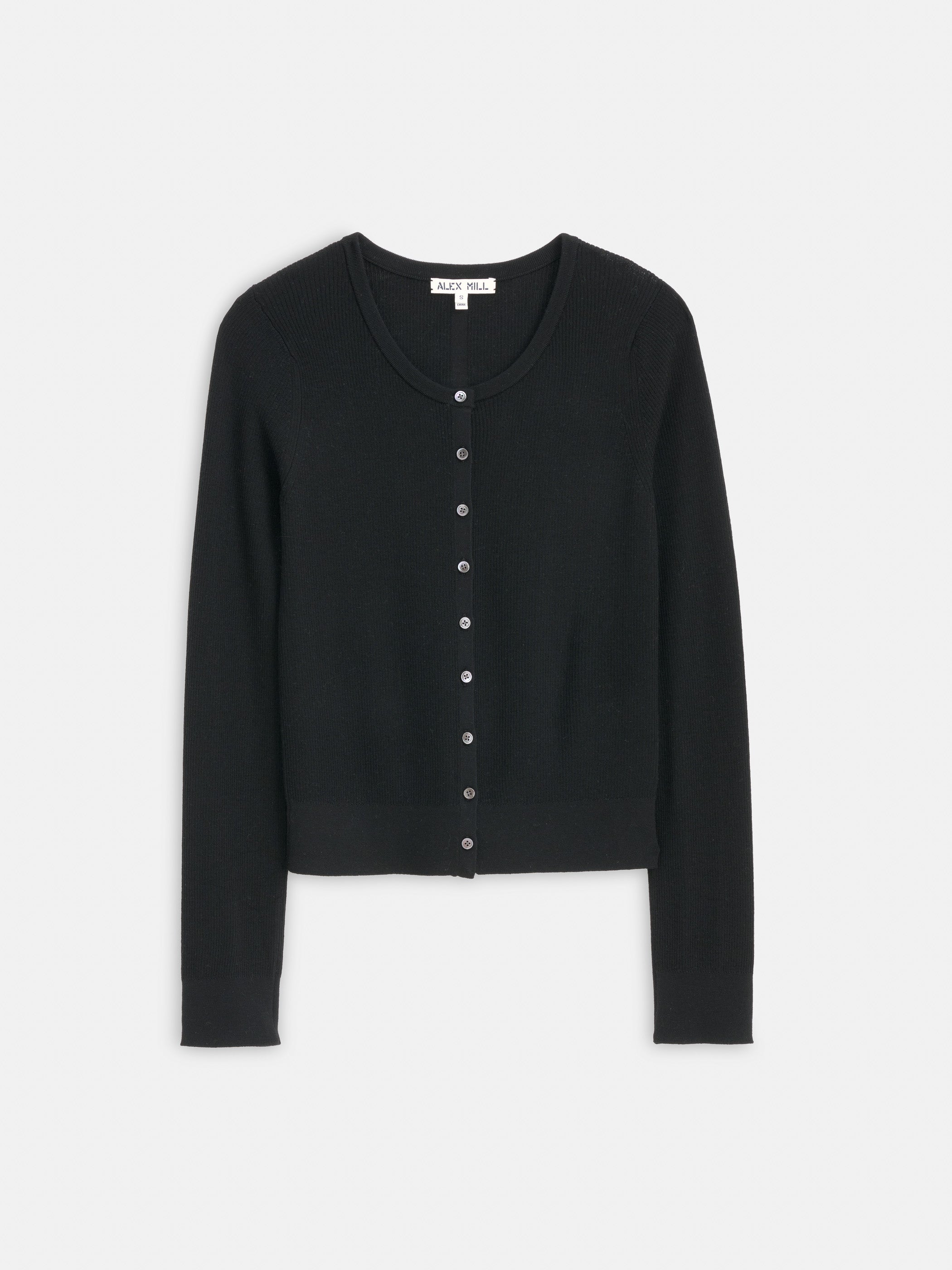 Ava Cardigan in Extrafine Merino Wool