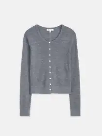 Ava Cardigan in Extrafine Merino Wool