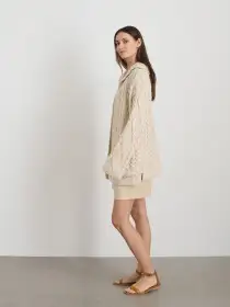 Ojai Cardigan in Cotton(Light Bone,XS)