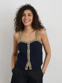 Emmy Cami In Cotton(Dark Navy Combo,XS)