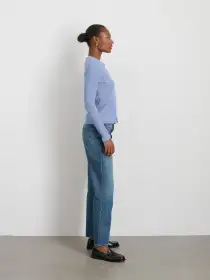 Jackie Polo(Heather Blue,XS)
