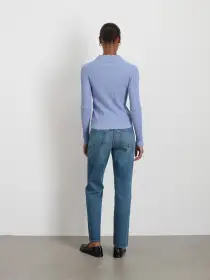 Jackie Polo(Heather Blue,XS)