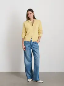 Nico Cardigan in Cotton(Butter,XS)