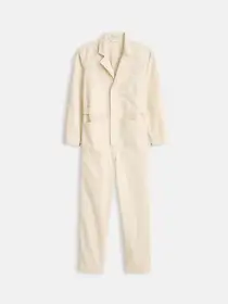Standard Zip Jumpsuit in Herringbone