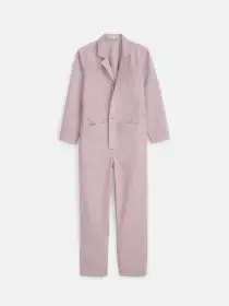 Standard Zip Jumpsuit in Herringbone