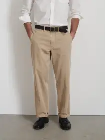 Straight Leg Pant In Vintage Wash Chino(Faded Khaki,28/30)