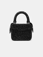 WOMEN - WOMEN'S CRYSTAL MICRO MA BAG - Black(SILK,BLACK)