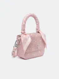 WOMEN - CRYSTAL MICRO MA BAG - Pink(SILK,Pink)