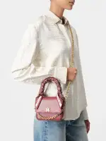 WOMEN - WOMEN'S MICRO MA BAG WITH CHAIN HANDLE - Burgundy(SILK,Burgundy)