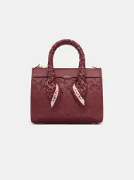 WOMEN - WOMEN'S STARS MICRO TRIANGLE BAG - Burgundy