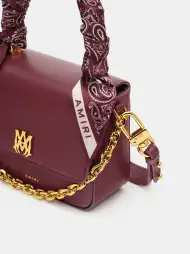 WOMEN - WOMEN'S MICRO MA BAG WITH CHAIN HANDLE - Burgundy(SILK,Burgundy)