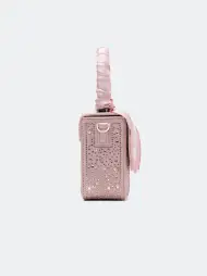 WOMEN - CRYSTAL MICRO MA BAG - Pink(SILK,Pink)