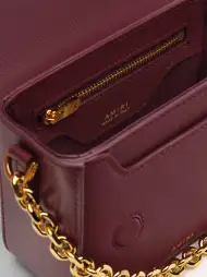 WOMEN - WOMEN'S MICRO MA BAG WITH CHAIN HANDLE - Burgundy(SILK,Burgundy)