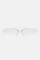 Clearly Not Me Sunglasses(Clear,OS)