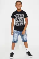 Mini Water Splash Moto Skinny Short