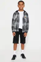 Mini Jay Moto Skinny Short(Black,4)