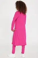 Mini Just Relax 3 Piece Ribbed Legging Set II(Fuchsia,4)