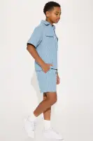 Mini Fallon Jacquard Relaxed Shorts