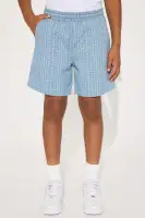 Mini Fallon Jacquard Relaxed Shorts(Blue,4/5)