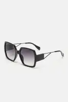 Hiding From Paparazzi Sunglasses(Black,OS)