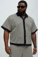 Rushmore Knit Shirt(Black/combo,S)
