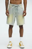Drawstring Belt Relaxed Denim Shorts